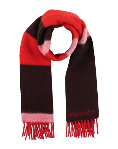 Drumohr Man Scarf Burgundy Size - Wool In Brown