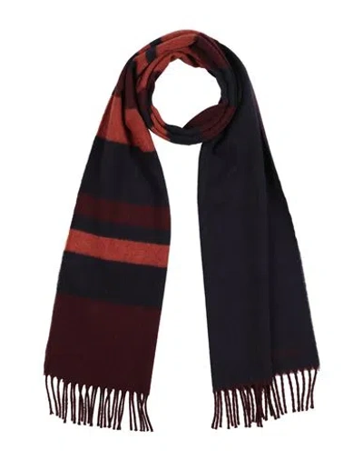 Drumohr Man Scarf Burgundy Size - Cashmere, Wool In Red