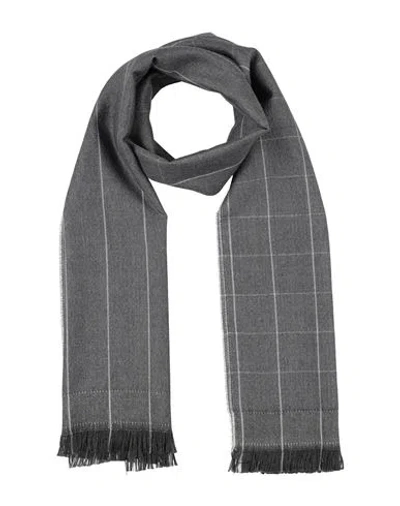 Drumohr Man Scarf Grey Size - Virgin Wool In Gray