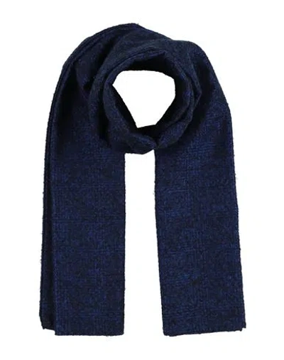 Drumohr Man Scarf Midnight Blue Size - Silk