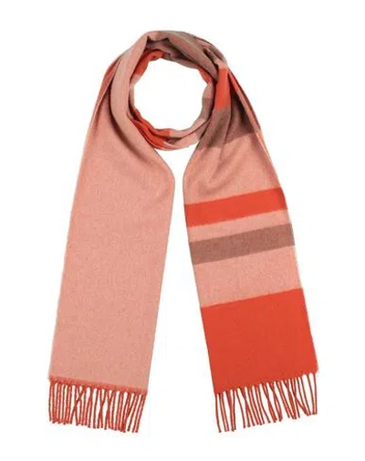 Drumohr Man Scarf Orange Size - Cashmere, Wool