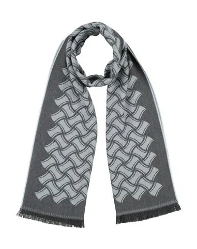 Drumohr Man Scarf Sky Blue Size - Virgin Wool In Black