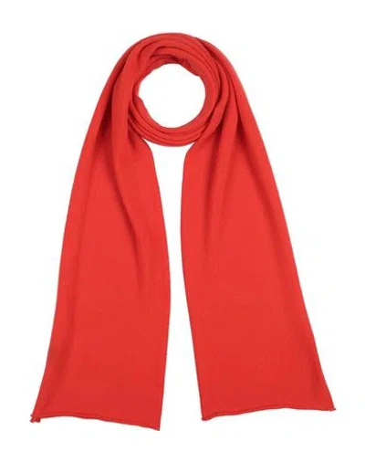 Drumohr Man Scarf Tomato Red Size - Cashmere