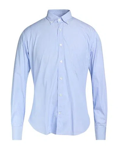 Drumohr Man Shirt Light Blue Size 17 ¾ Cotton