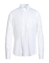 Drumohr Man Shirt White Size 17 ½ Cotton In White