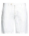 Drumohr Man Shorts & Bermuda Shorts Ivory Size Xs Linen In White