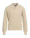 Drumohr Man Sweater Beige Size 40 Cashmere In Neutral