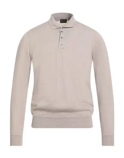 Drumohr Man Sweater Beige Size 42 Cashmere In Sand