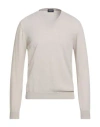 Drumohr Man Sweater Beige Size 42 Cashmere In Neutral