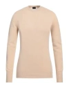 Drumohr Man Sweater Beige Size 44 Cashmere In Beige