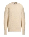 Drumohr Man Sweater Beige Size 46 Cashmere In Neutral