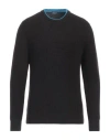 Drumohr Man Sweater Black Size 36 Merino Wool