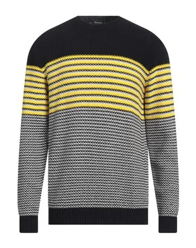 Drumohr Man Sweater Black Size 38 Cotton
