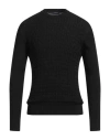 Drumohr Man Sweater Black Size 40 Merino Wool