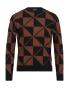 Drumohr Man Sweater Black Size 44 Lambswool