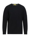 Drumohr Man Sweater Black Size 46 Lambswool In Black