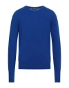 Drumohr Man Sweater Blue Size 44 Lambswool