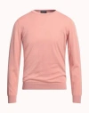 Drumohr Man Sweater Blush Size 38 Cotton In Pink