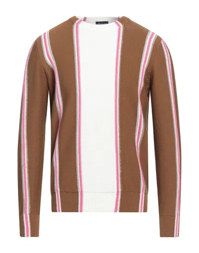 Drumohr Sweaters In Brown