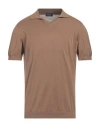 Drumohr Man Sweater Brown Size 44 Cotton