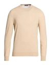 Drumohr Modern Man Sweater Beige Size 40 Merino Wool In Multi