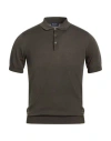 Drumohr Man Sweater Dark Green Size 36 Cotton
