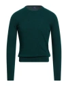 Drumohr Man Sweater Dark Green Size 38 Cashmere In Green
