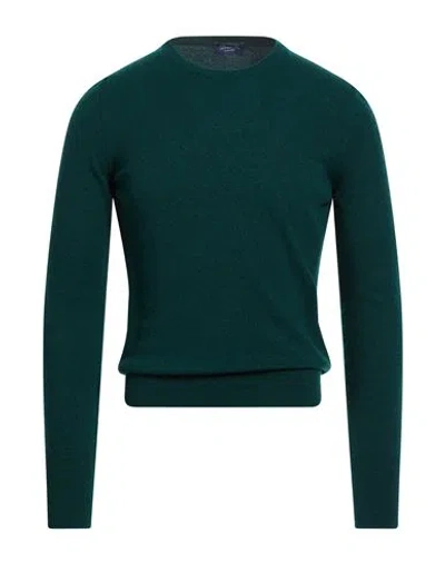 Drumohr Man Sweater Dark Green Size 38 Cashmere