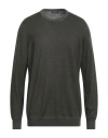 Drumohr Man Sweater Dark Green Size 44 Merino Wool In Green