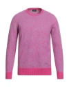 Drumohr Man Sweater Fuchsia Size 44 Lambswool