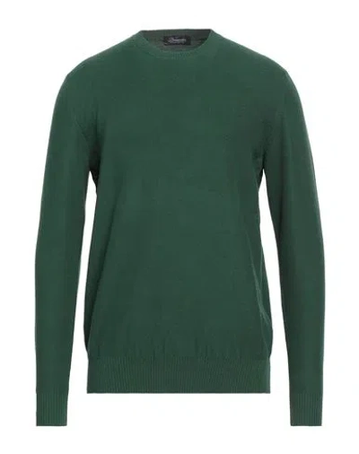 Drumohr Man Sweater Green Size 42 Cotton