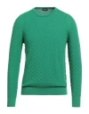 Drumohr Man Sweater Green Size 40 Merino Wool