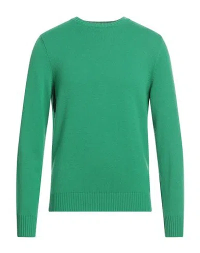 Drumohr Man Sweater Green Size 44 Cashmere