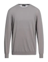 Drumohr Man Sweater Midnight Blue Size 44 Cotton In Grey