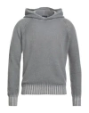 Drumohr Man Sweater Grey Size 44 Cashmere In Gray