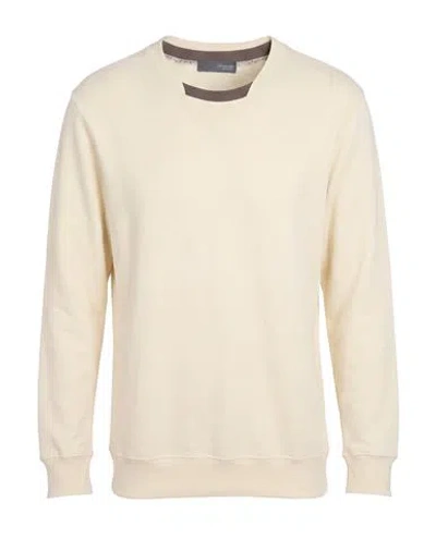 Drumohr Man Sweater Ivory Size 38 Super 140s Wool In White