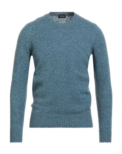 Drumohr Man Sweater Light Blue Size 38 Virgin Wool, Cashmere, Polyamide