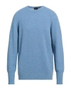 Drumohr Cashmere Sweater In Blue