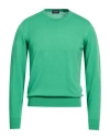 Drumohr Man Sweater Light Green Size 38 Merino Wool