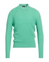 Drumohr Man Sweater Light Green Size 44 Lambswool In Green