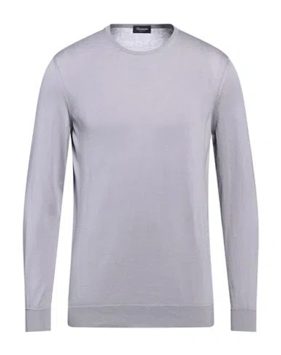 Drumohr Man Sweater Lilac Size 44 Cotton In Purple