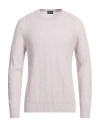 Drumohr Man Sweater Lilac Size 44 Merino Wool In Purple