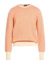 Drumohr Man Sweater Mandarin Size 46 Cashmere In Orange