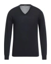 Drumohr Man Sweater Midnight Blue Size 40 Super 140s Wool