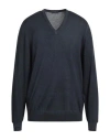 Drumohr Man Sweater Navy Blue Size 3xl Super 140s Wool