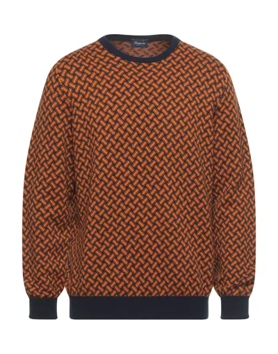 Drumohr Sweaters In Orange