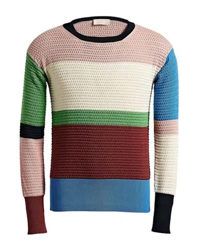 Drumohr Man Sweater Pastel Pink Size M Cotton