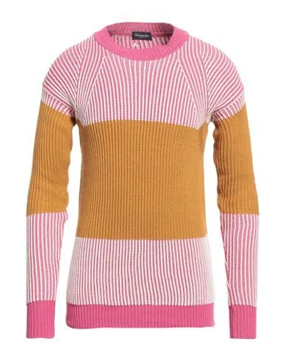 Drumohr Man Sweater Pink Size 38 Cotton