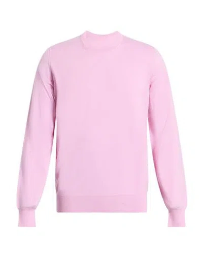 Drumohr Man Sweater Pink Size 42 Super 140s Wool