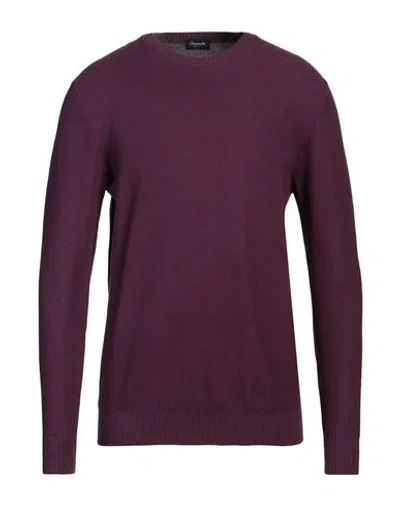 DRUMOHR DRUMOHR MAN SWEATER PURPLE SIZE 40 COTTON